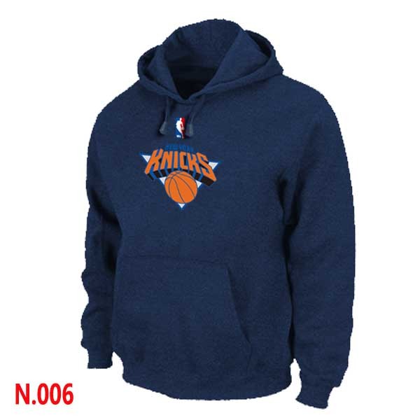 NBA Knicks Pullover Hoodie Navy Blue - Click Image to Close