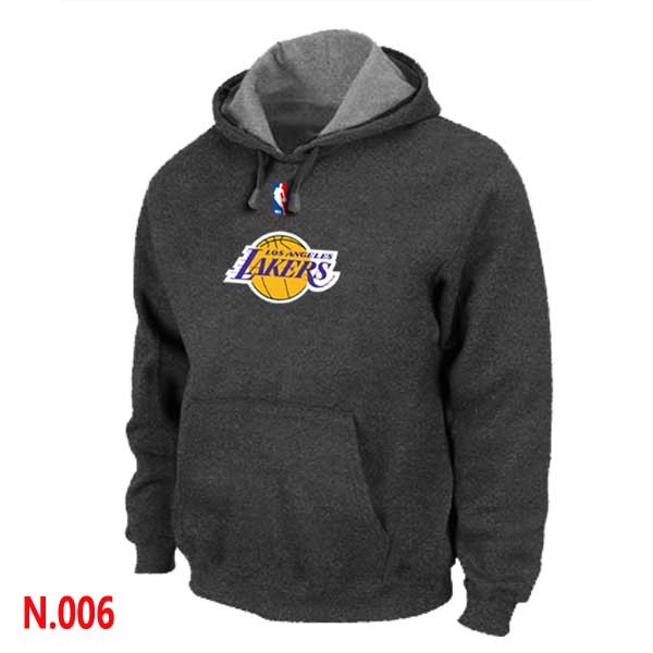 NBA Lakers Pullover Hoodie D.Grey - Click Image to Close
