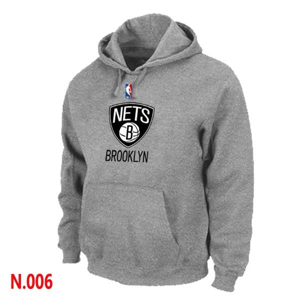 NBA Nets Pullover Hoodie L.Grey