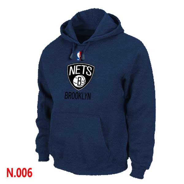 NBA Nets Pullover Hoodie Navy Blue