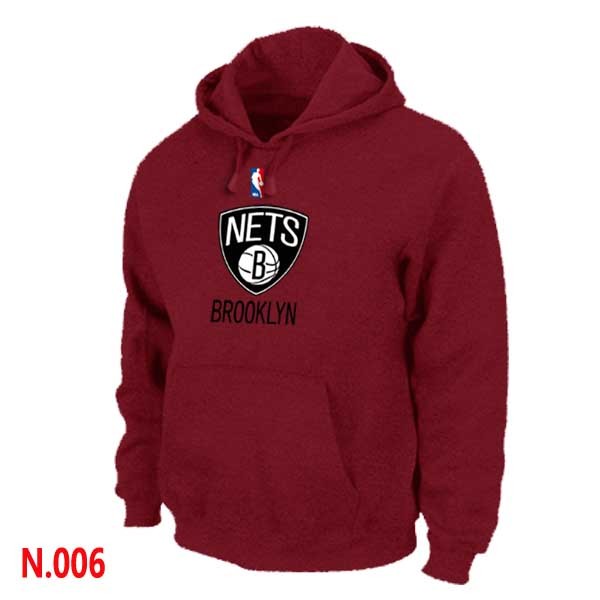 NBA Nets Pullover Hoodie Red