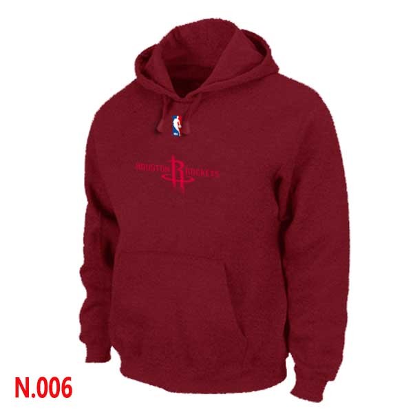 NBA Rockets Pullover Hoodie Red