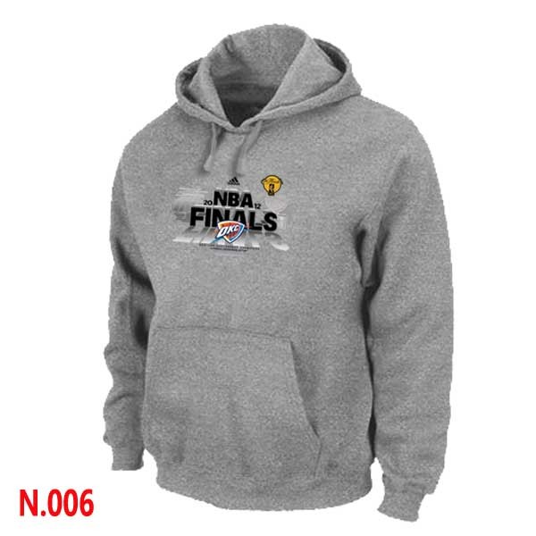 NBA Thunder Pullover Hoodie 2012 Finals L.Grey