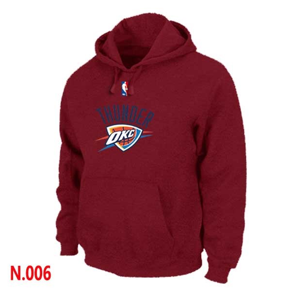 NBA Thunder Pullover Hoodie Red