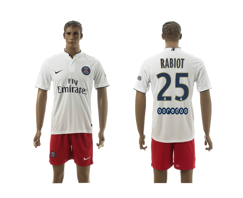 2014-15 Paris Saint Germain 25 Rabiot Away Soccer Jersey