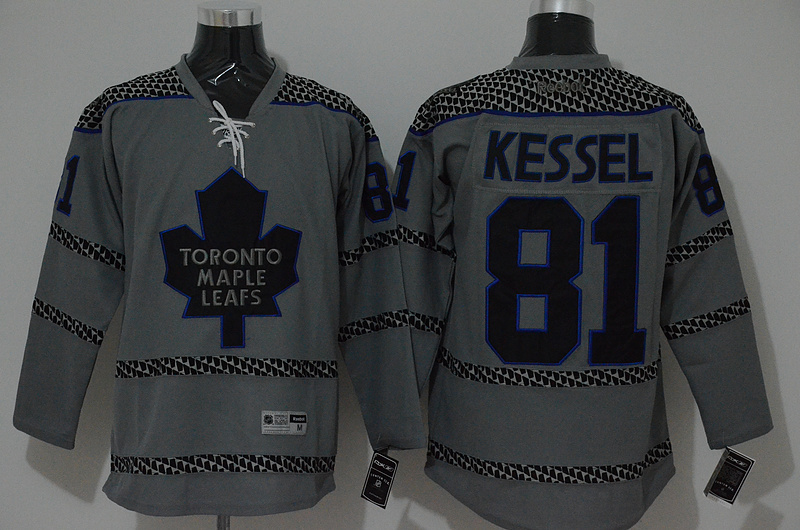 Maple Leafs 81 Kessel Charcoal Cross Check Premier Fashion Jerseys