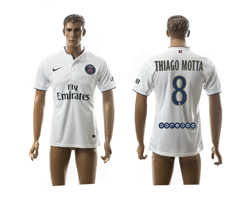 2014-15 Paris Saint Germain 8 Thiago Motta Away Thailand Jerseys 2014-15 Paris Saint Germain 8 Thiago Motta Away Thailand Jerseys