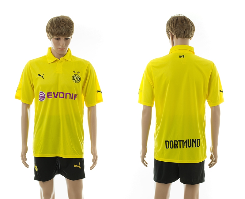 2014-15 Dortmund Home UEFA Champions Legue Jerseys