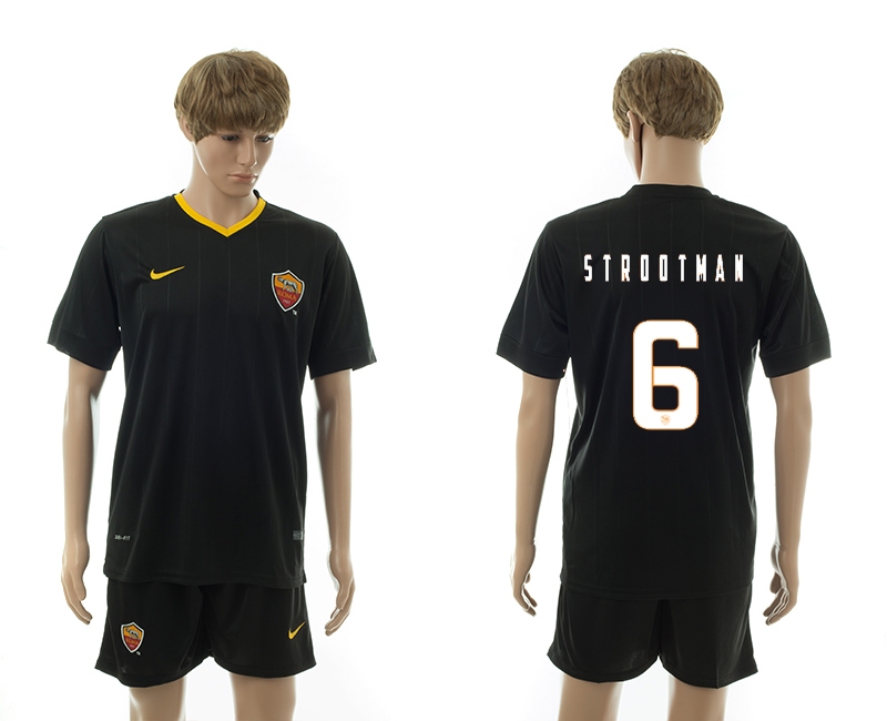 2014-15 Roma 7 Strootman Third Away Jerseys