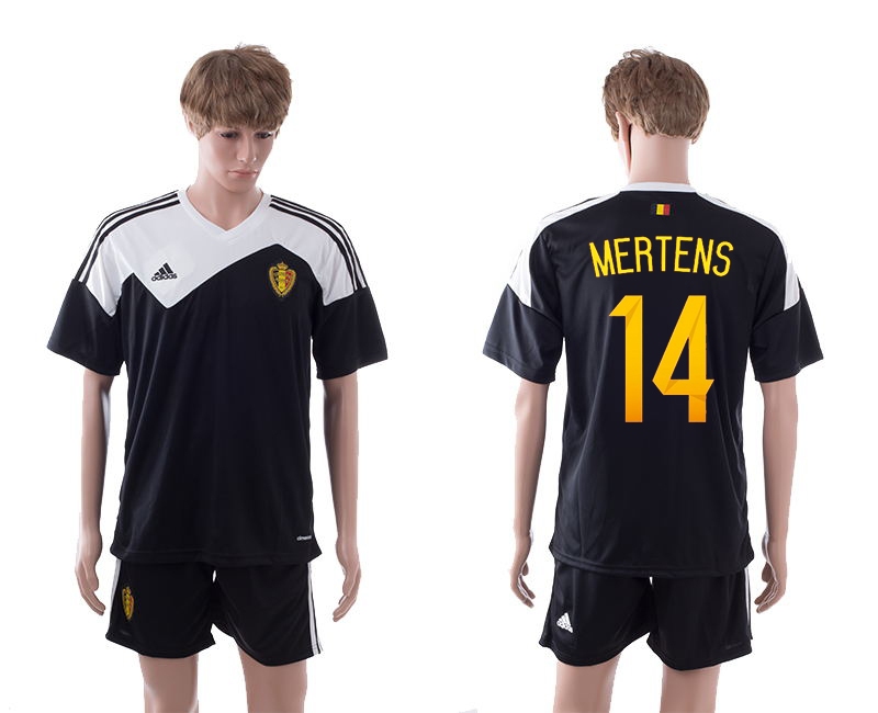 2014-15 Belgium 14 Mertens Away Jerseys