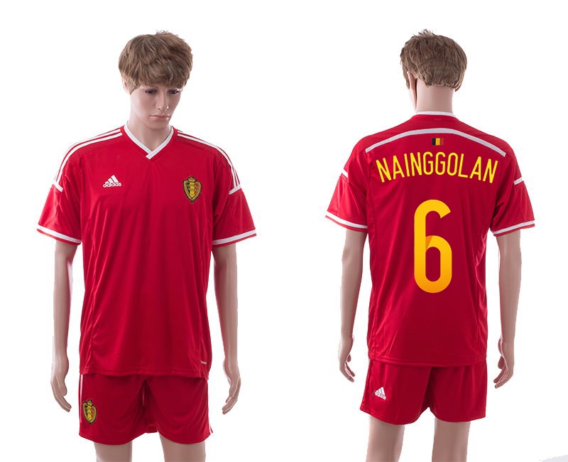 2014-15 Belgium 6 Nainggolan Home Jerseys