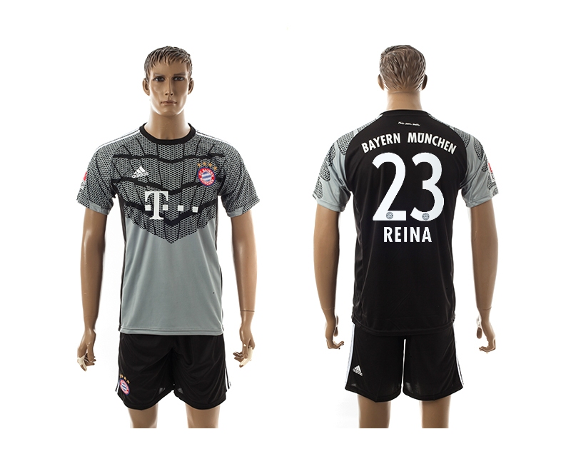 2014-15 Bayern Muchen 23 Reina Goalkeeper Jerseys