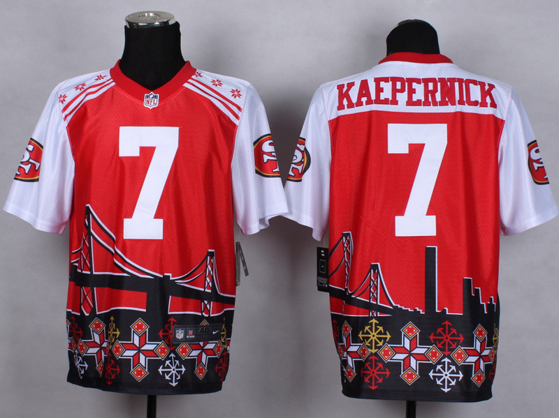 Nike 49ers 7 Kapernick Noble Fashion Elite Jerseys - Click Image to Close