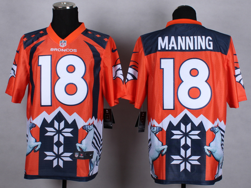 Nike Broncos 18 Manning Noble Fashion Elite Jerseys - Click Image to Close