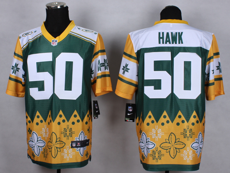 Nike Packers 50 Hawk Noble Fashion Elite Jerseys - Click Image to Close