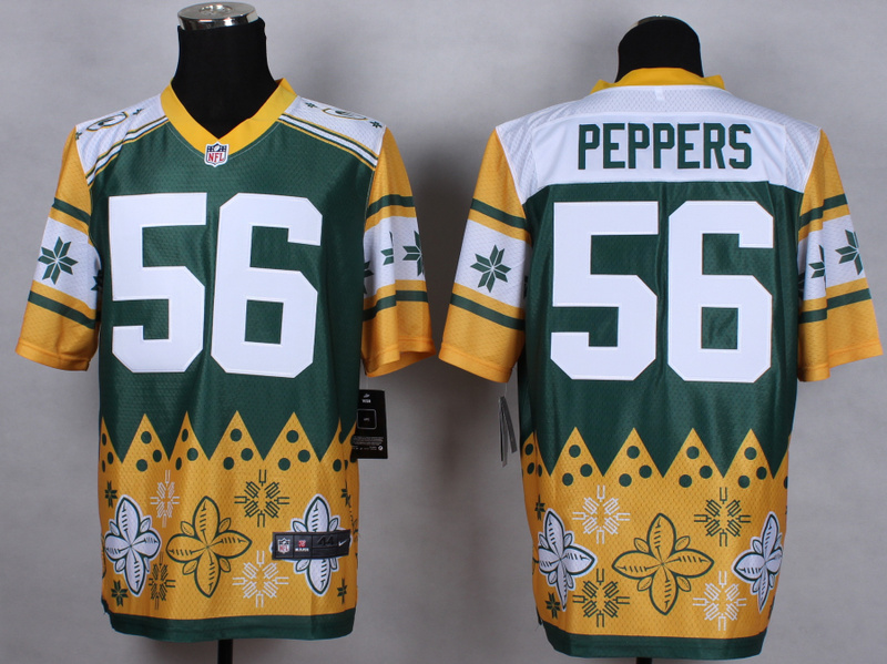 Nike Packers 56 Peppers Noble Fashion Elite Jerseys