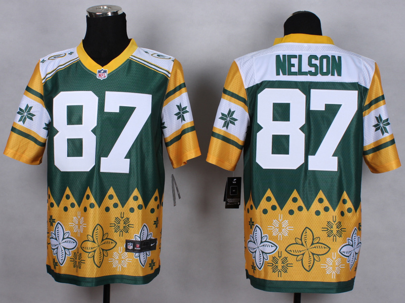 Nike Packers 87 Nelson Noble Fashion Elite Jerseys - Click Image to Close