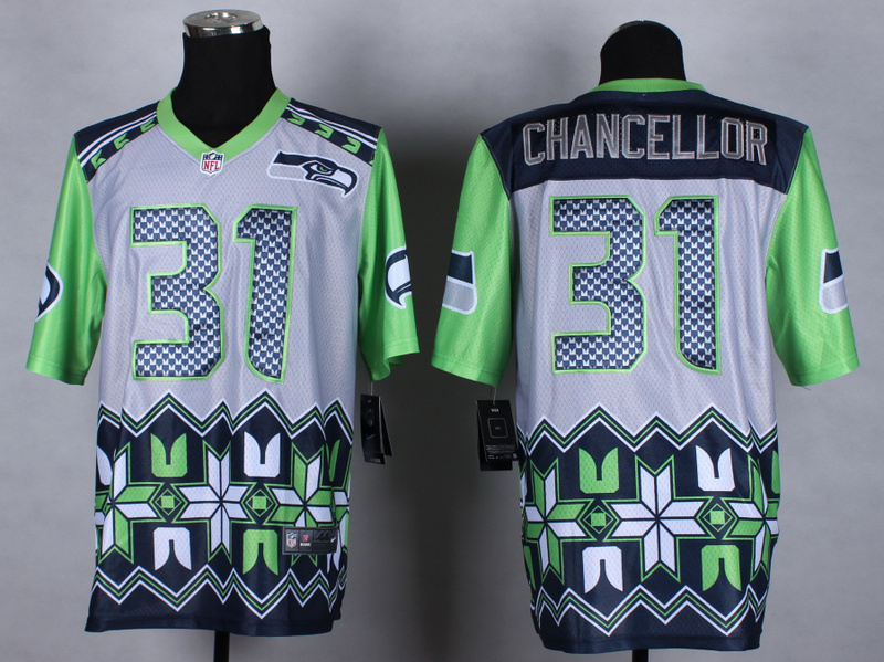 Nike Seahawks 31 Chancellor Noble Fashion Elite Jerseys - Click Image to Close