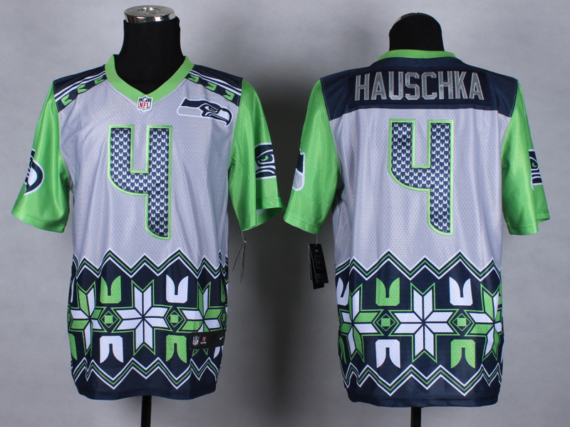 Nike Seahawks 4 Hauschka Noble Fashion Elite Jerseys - Click Image to Close