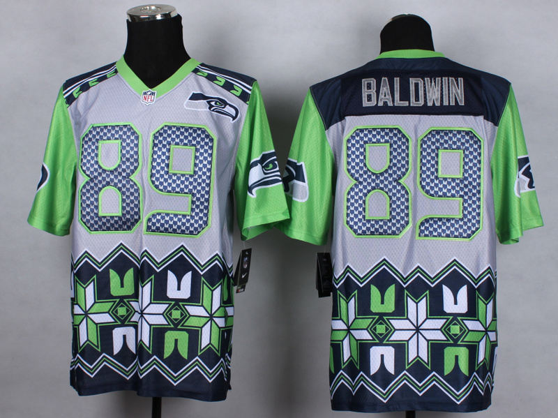 Nike Seahawks 89 Baldwin Noble Fashion Elite Jerseys
