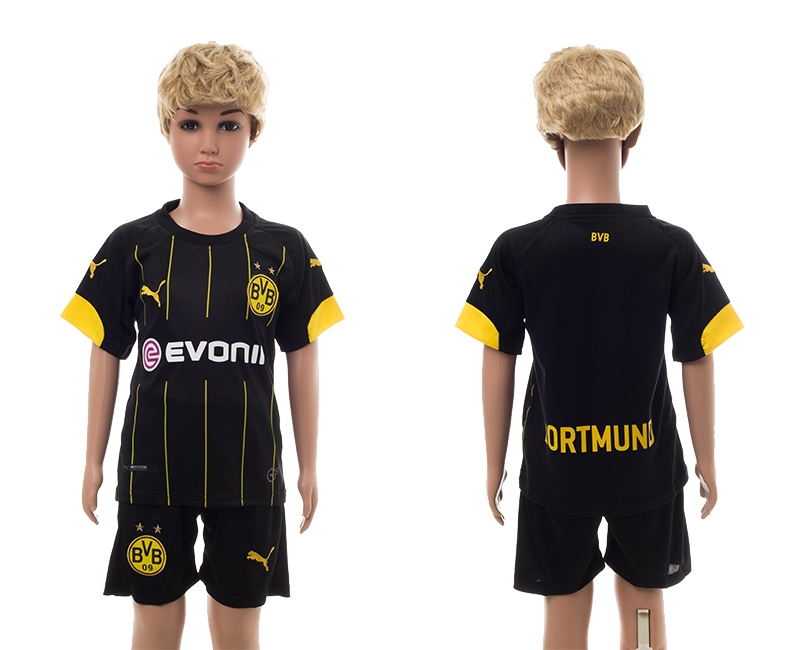 2014-15 Dortmund Away Youth Jerseys