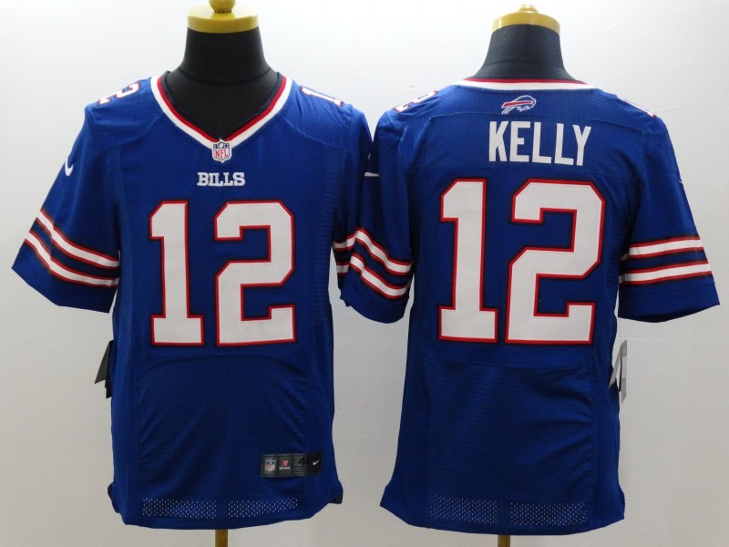 Nike Bills 12 Kelly Blue Elite Jerseys