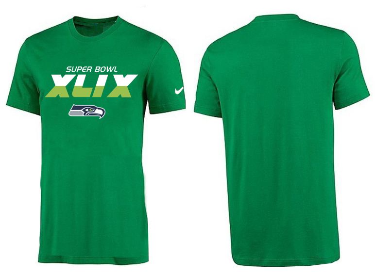 Nike Seattle Seahawks 2015 Super Bowl XLIX Green T-Shirts
