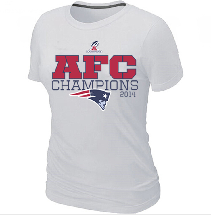 Nike Patriots 2015 Super Bowl XLIX White Women T-Shirts02