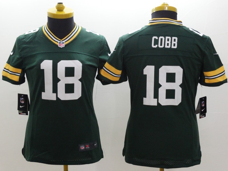 Nike Packers 18 Cobb Green Women Limited Jerseys