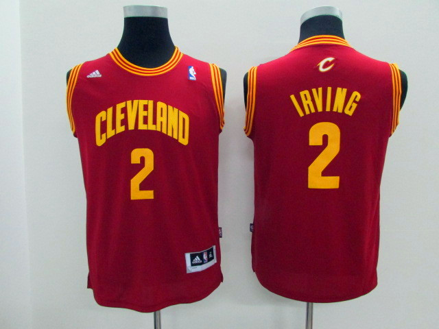 Cavaliers 2 Irving Red Youth Jersey