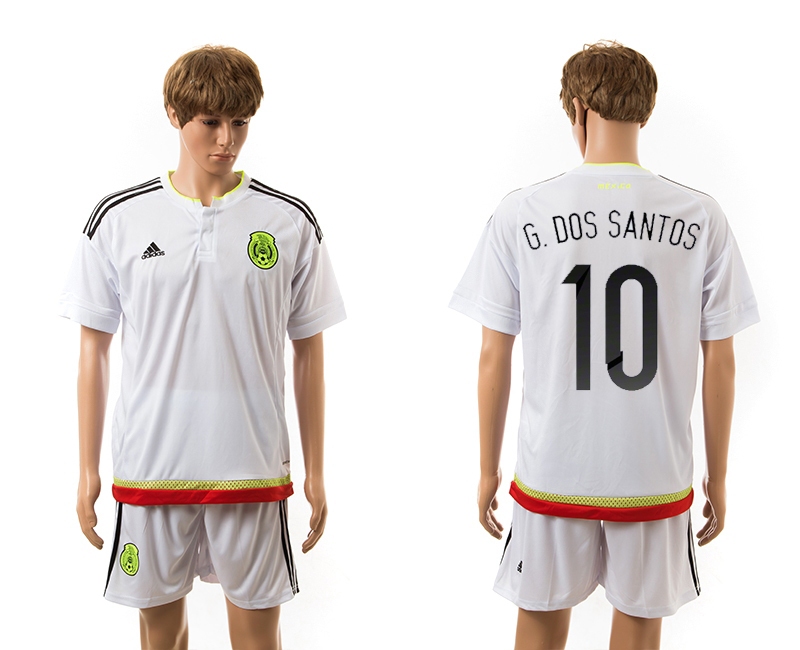 2015-16 Mexico 10 G.Dos Santos Away Jerseys