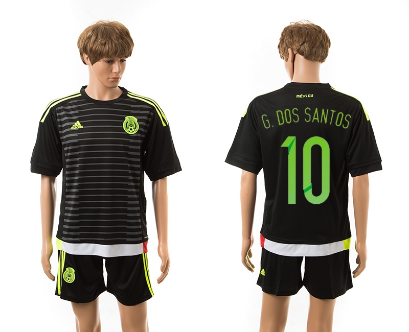 2015-16 Mexico 10 G.Dos Santos Home Jerseys
