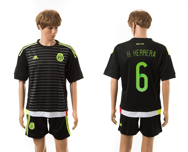 2015-16 Mexico 6 H.Herrera Home Jerseys