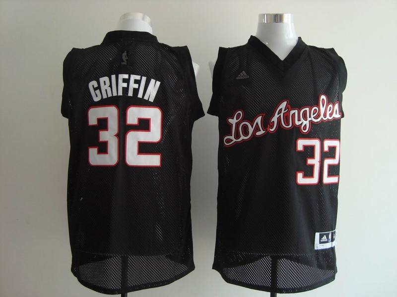 Clippers 32 Griffin Black Fashion Jerseys