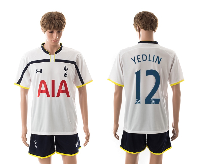 2014-15 Tottenham Hotspur 12 Yedlin Home Jerseys