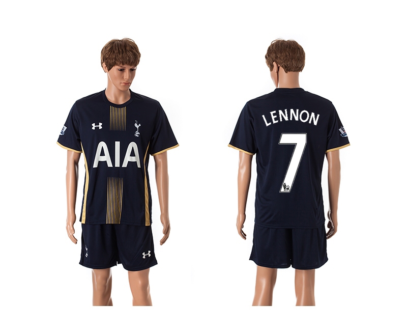 2014-15 Tottenham Hotspur 7 Lennon Away Jerseys