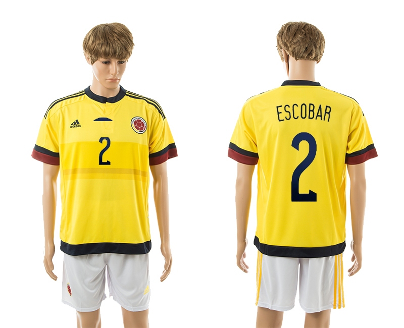 2015-16 Colombia 2 Escobar Home Jerseys