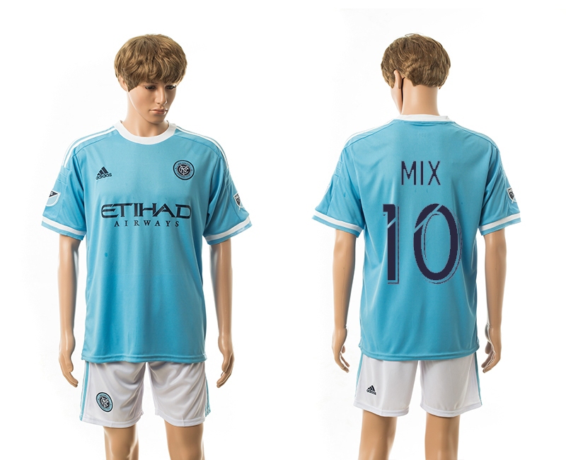 2015-16 New York City FC 10 Mix Home Jerseys