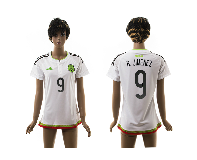 2015-16 Mexico 9 R.Jimenez Away Thailand Women Jersey