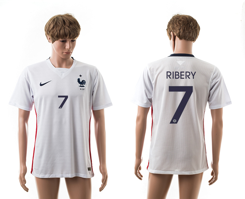 2015-16 France 7 Ribery Away Thailand Jersey