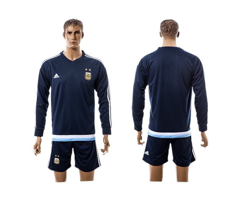 2015-16 Argentina Away Long Sleeve Jersey