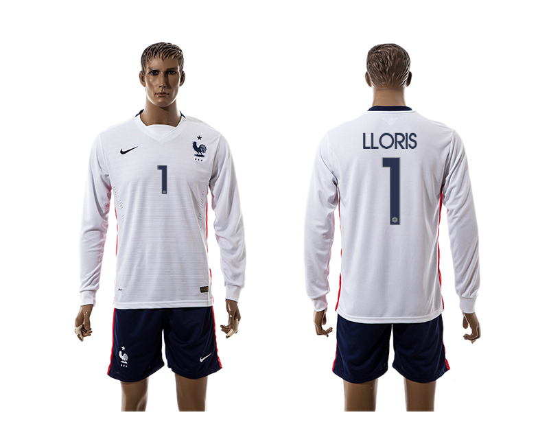 2015-16 France 1 Lloris Away Long Sleeve Jersey