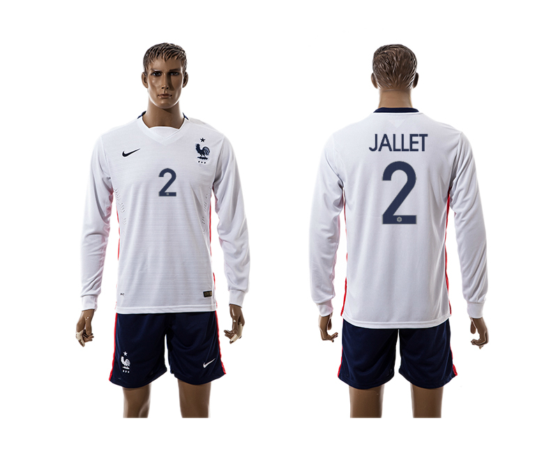 2015-16 France 2 Jallet Away Long Sleeve Jersey