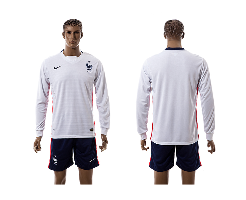 2015-16 France Away Long Sleeve Jersey