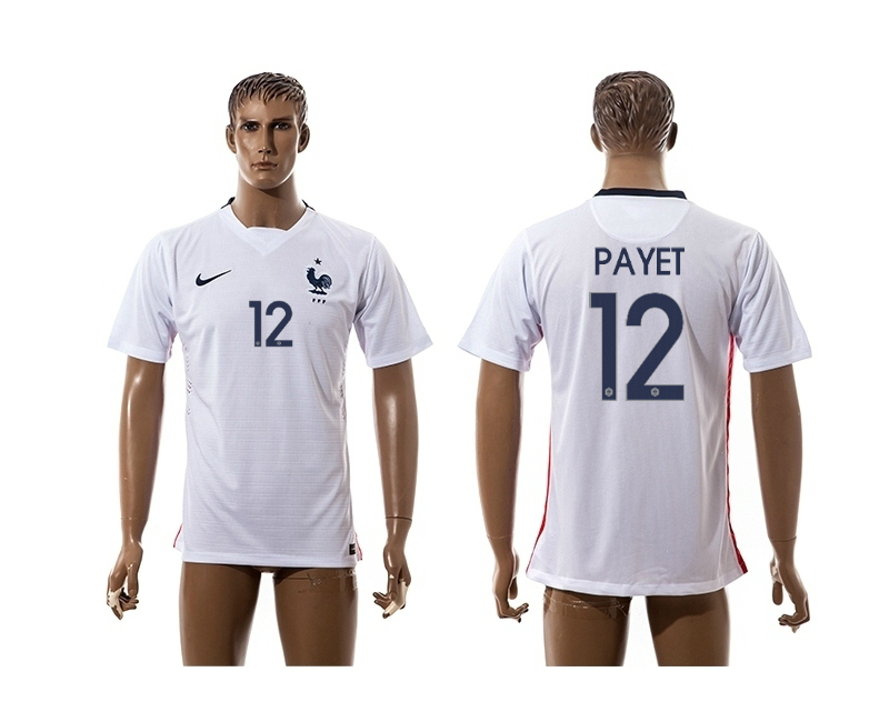 2015-16 France 12 Payet Away Thailand Jersey