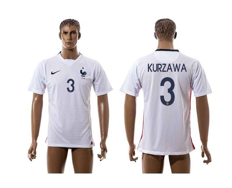 2015-16 France 3 Kurzawa Away Thailand Jersey