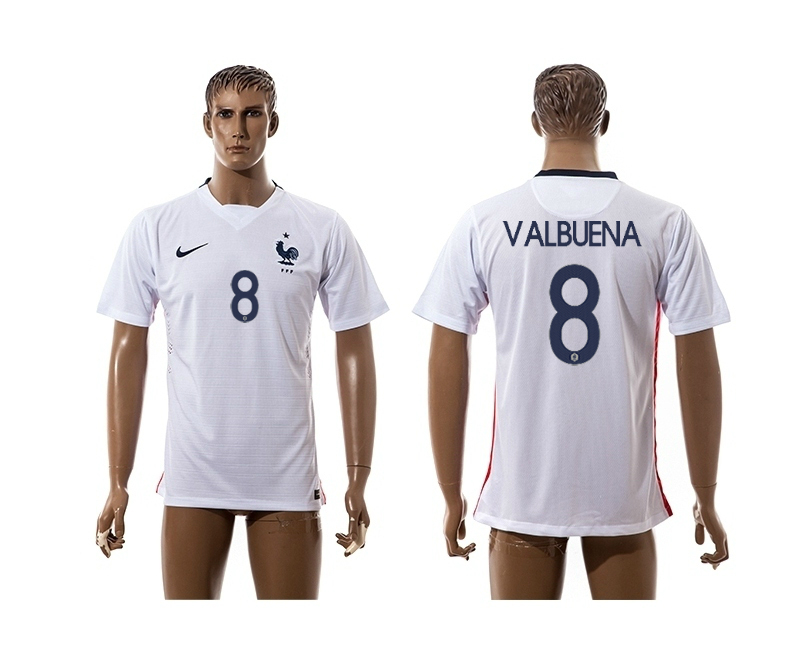 2015-16 France 8 Valbuena Away Thailand Jersey