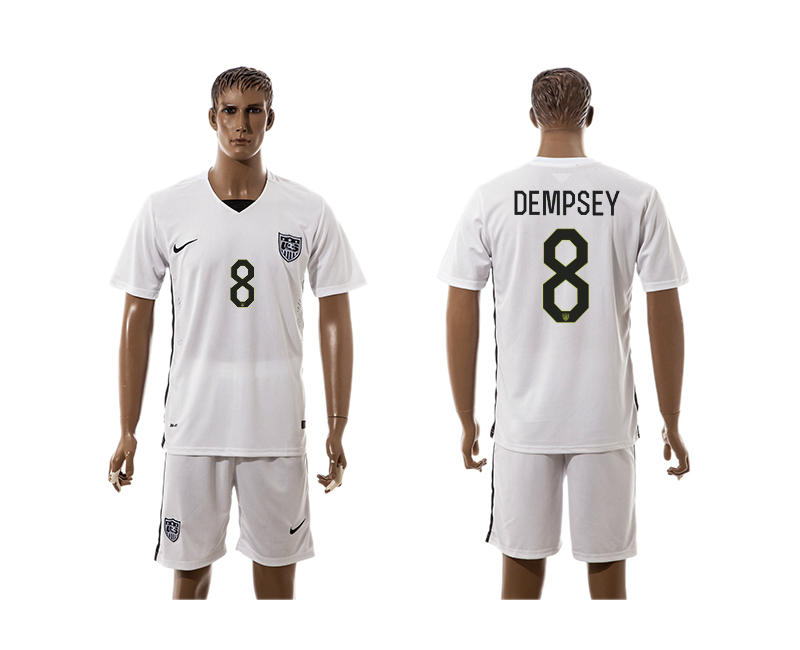 2015-16 USA 8 Dempsey Home Jersey