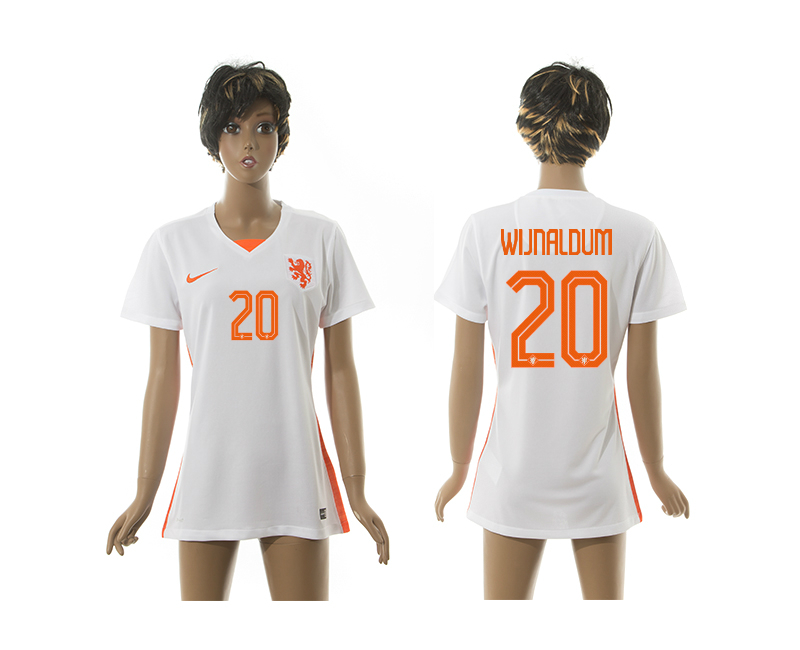 2015-16 Netherlands 20 Wijnaldum Away Women Jersey