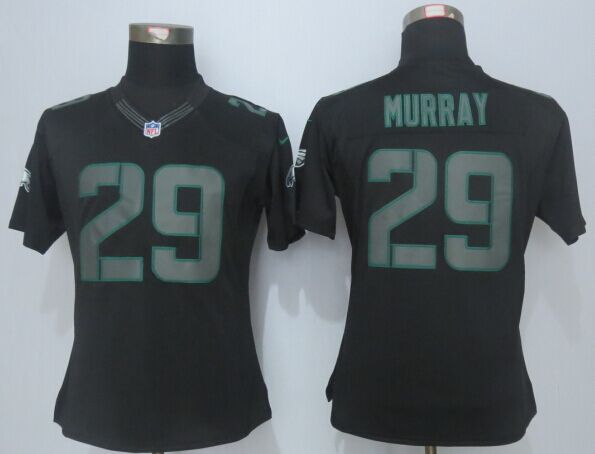 Nike Eagles 29 DeMarco Murray Black Impact Limited Women Jersey Nike Eagles 29 DeMarco Murray Black Impact Limited Women Jersey